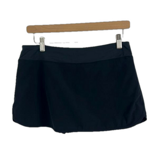 Lululemon Black Skort w/ Houndstooth Under Shorts